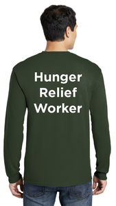 Hunger Relief Worker Long Sleeve T-Shirt