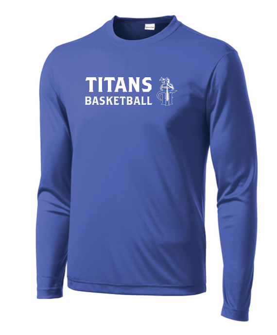 Tech High Basketball - Long Sleeve Jersey (Line Logo)